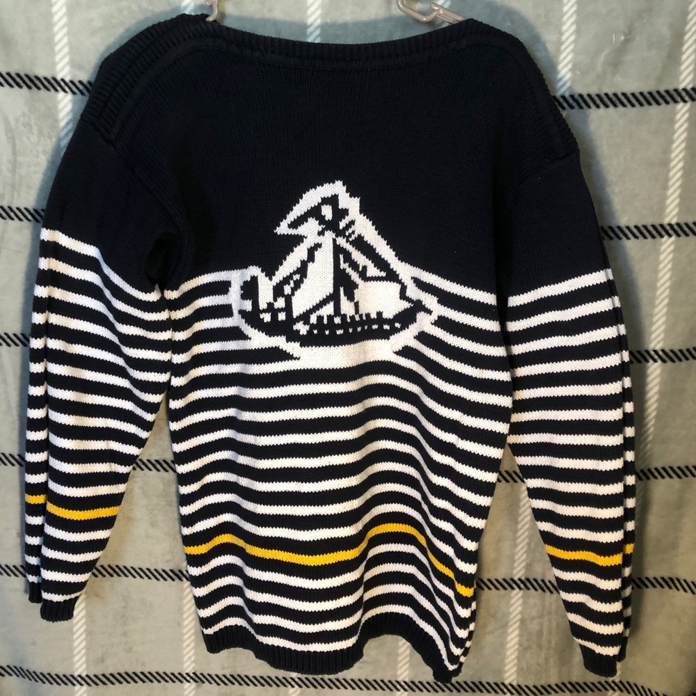 Navy blue sweater